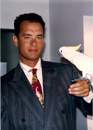 tom hanks with cockatoo e1597255914280